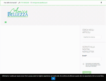 Tablet Screenshot of amicabellezza.it